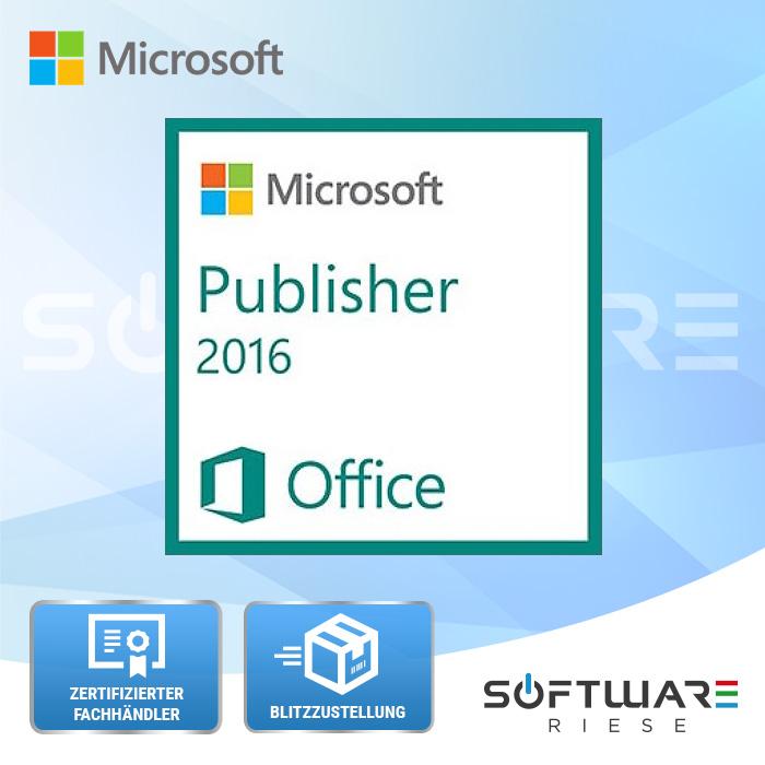 Microsoft Publisher 2016