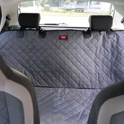 KONG 2-in-1 Hundedecke Bench Seat Cover an Hammock anthrazit-rot, Maße: ca. 135 cm x 146 cm