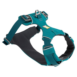 Ruffwear Hundegeschirr Front Range™ Harness tumalo teal, Gr. XXS, Breite: ca. 2 cm, Brustumfang: ca. 33 - 43 cm