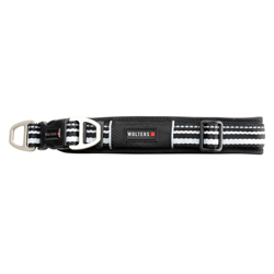 WOLTERS Hundehalsband Active Pro schwarz/silber, Breite: ca. 3 cm, Länge: ca. 35 - 40 cm