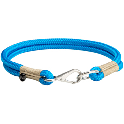 alsa-brand Hundehalsband Bolle aqua-taupe, Länge: ca. 35 cm, Durchmesser: 2 x ca. 8 mm