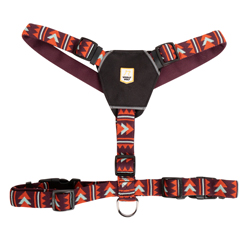 WOOLLY WOLF Hundegeschirr Explorer polar night, Gr. L, Breite: ca. 2,5 cm, Rückenlänge: ca. 19,5 cm, Bauchumfang: ca. 65 - 93 cm, Halsumfang: ca. 42 - 70 cm