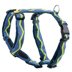 WOOLLY WOLF Hundegeschirr Explorer deep teal, Gr. S, Bauchumfang: ca. 50 – 66 cm, Halsumfang: ca. 34 – 50 cm