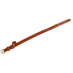 Cloud7® Hunde-Halsband Prince Park cognac/pink, Gr. XXS, Breite: ca. 1,2 cm, Halsumfang: ca. 17 - 22 cm