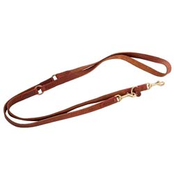 Cloud7® Hundeleine Prince Park cognac/pink, Breite: ca. 1,2 cm, Länge: ca. 220 cm