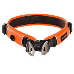 WOLTERS Hundehalsband Active Pro Comfort rot orange/anthrazit, Gr. 0, Breite: ca. 3 cm, Halsumfang: ca. 32 - 35 cm
