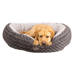 Hundebett Donut-Dream grau, Gr. Ø60 cm