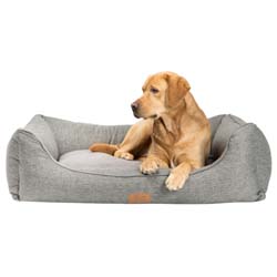 alsa-brand Hundebett Rom grau, Außenmaße: ca. 80 x 60 x 27 cm