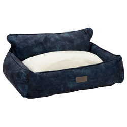 Scruffs Hundebett Kensington Box Bed blue, Gr. M, Außenmaße: ca. 60 x 50 cm
