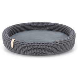 Labbvenn Hundebett Lukko anthracite, Außenmaße: ca. 70 x 60 cm