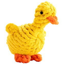 Laboni Hundespielzeug Emma Ente gelb, Maße: ca. 16 x 16 x 7 cm