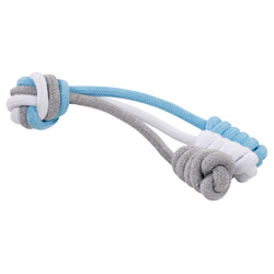 Hundespielzeug Baumwollseil, Breite: ca. 9 cm, Länge: ca. 22 cm, Höhe: ca. 4,5 cm