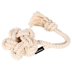 treusinn. Hundespielzeug Eco Bloomy sand, Gr. M, Länge: ca. 31 cm, Durchmesser: ca. 9 cm