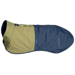 Ruffwear Hunde-Regenmantel Sun Shower midnight blue, Gr. XXS, Rückenlänge: ca. 35 cm, Brustumfang: ca. 33 - 43 cm