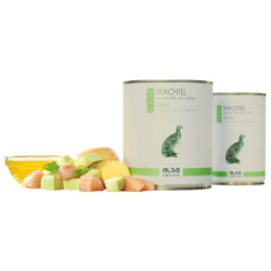 alsa-nature CLASSIC Wachtel mit Kartoffel & Kohlrabi, Anzahl: 400 g, 400 g, Hundefutter nass