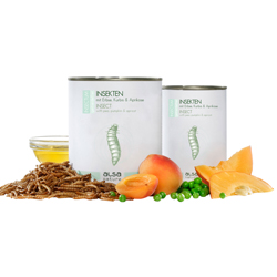alsa-nature INSECTUM Insekten mit Erbse, Kürbis & Aprikose, Anzahl: 375 g, 375 g, Hundefutter nass