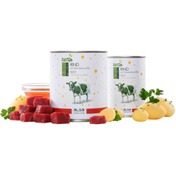 alsa-nature JUBILÄUMS-EDITION Rind, Anzahl: 400 g, 400 g, Hundefutter nass