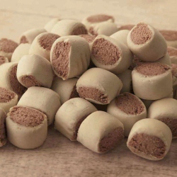 alsa-nature Lachsrollis, 2 x 500 g, Länge: ca. 1,5 cm