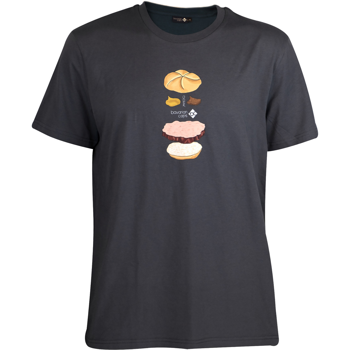 Bavarian Caps Herren Bavarian Burger T-Shirt