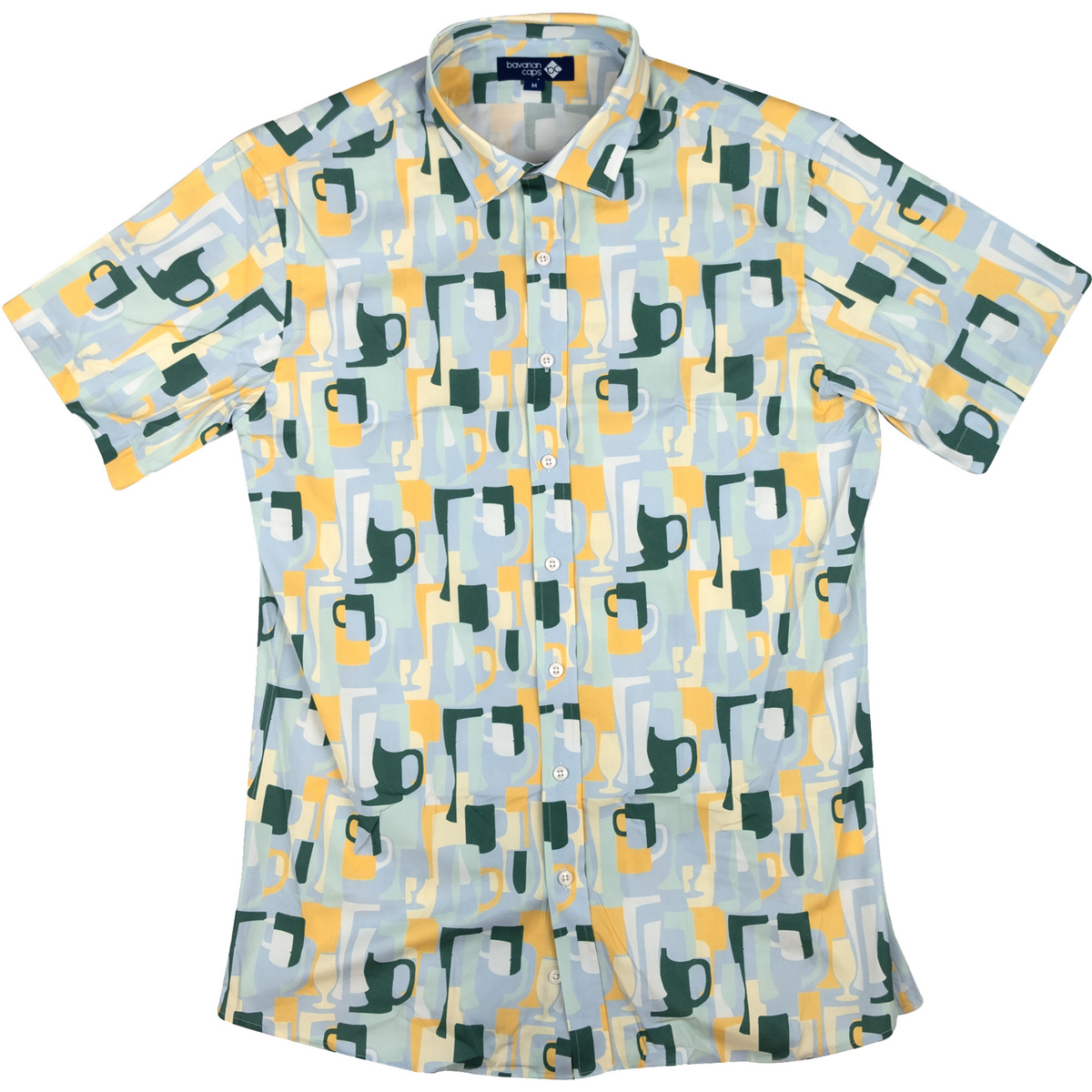 Bavarian Caps Herren Biergläser Hemd