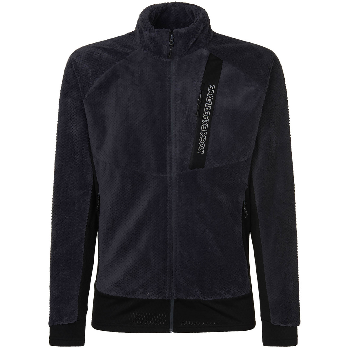 Rock Experience Herren Blizzard Tech Mock Fleece Jacke