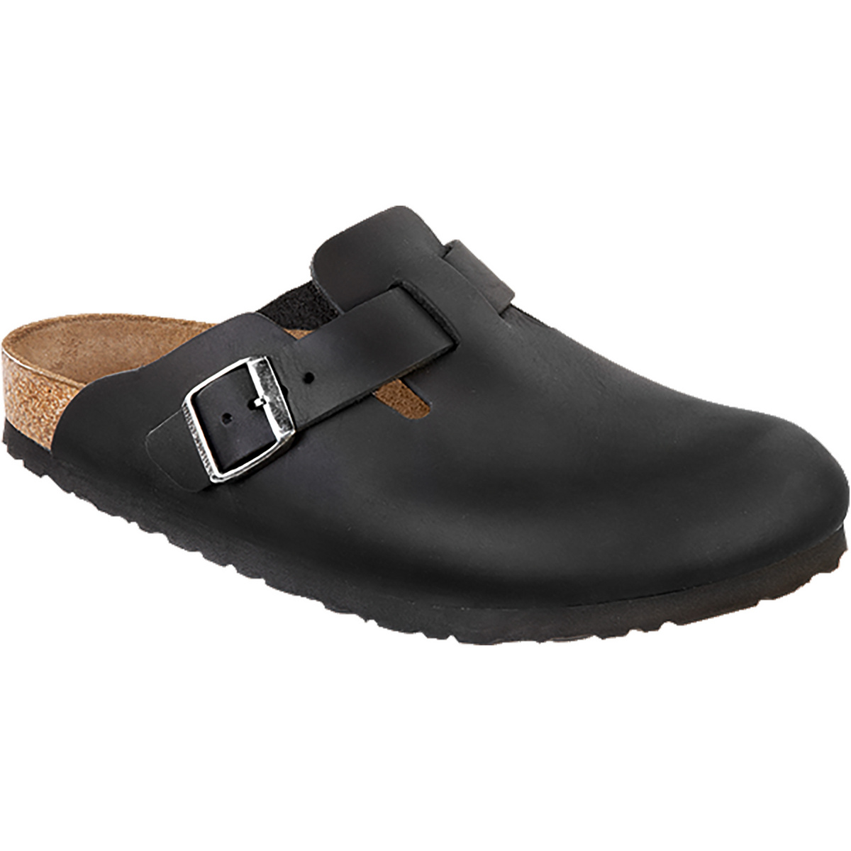 Birkenstock Boston Natural Leather Oiled Sandale