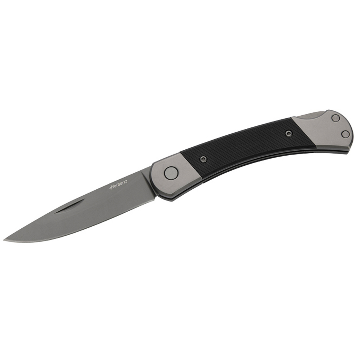 Herbertz Titanbeschichtung Grey D2 Medium Taschenmesser