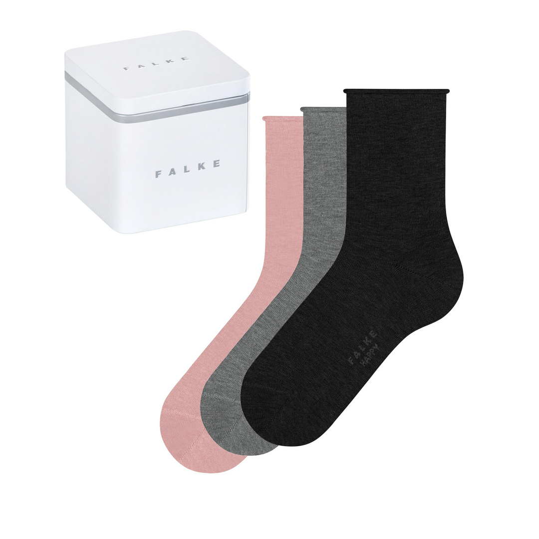 FALKE Happy Box 3-Pack Damen Socken