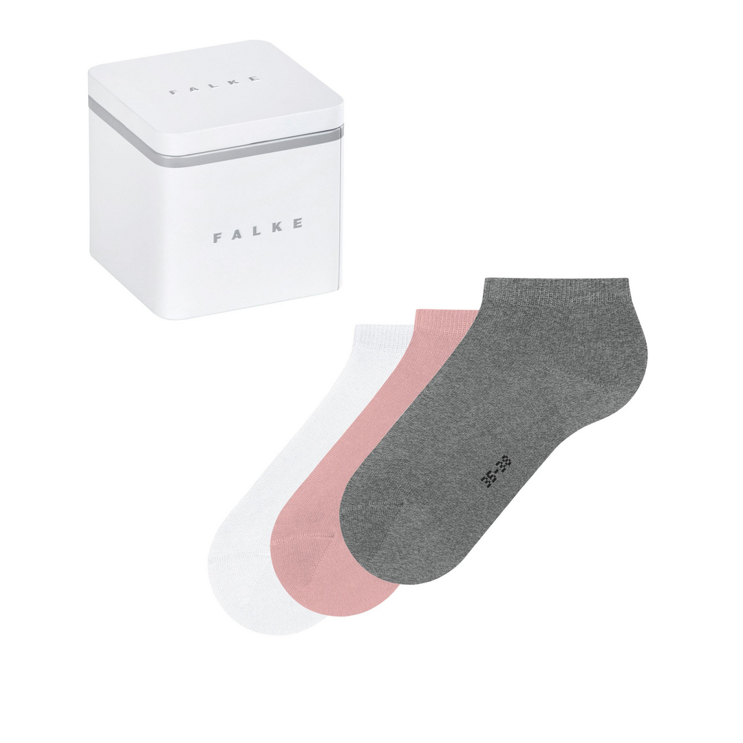 FALKE Happy Box 3-Pack Damen Sneakersocken