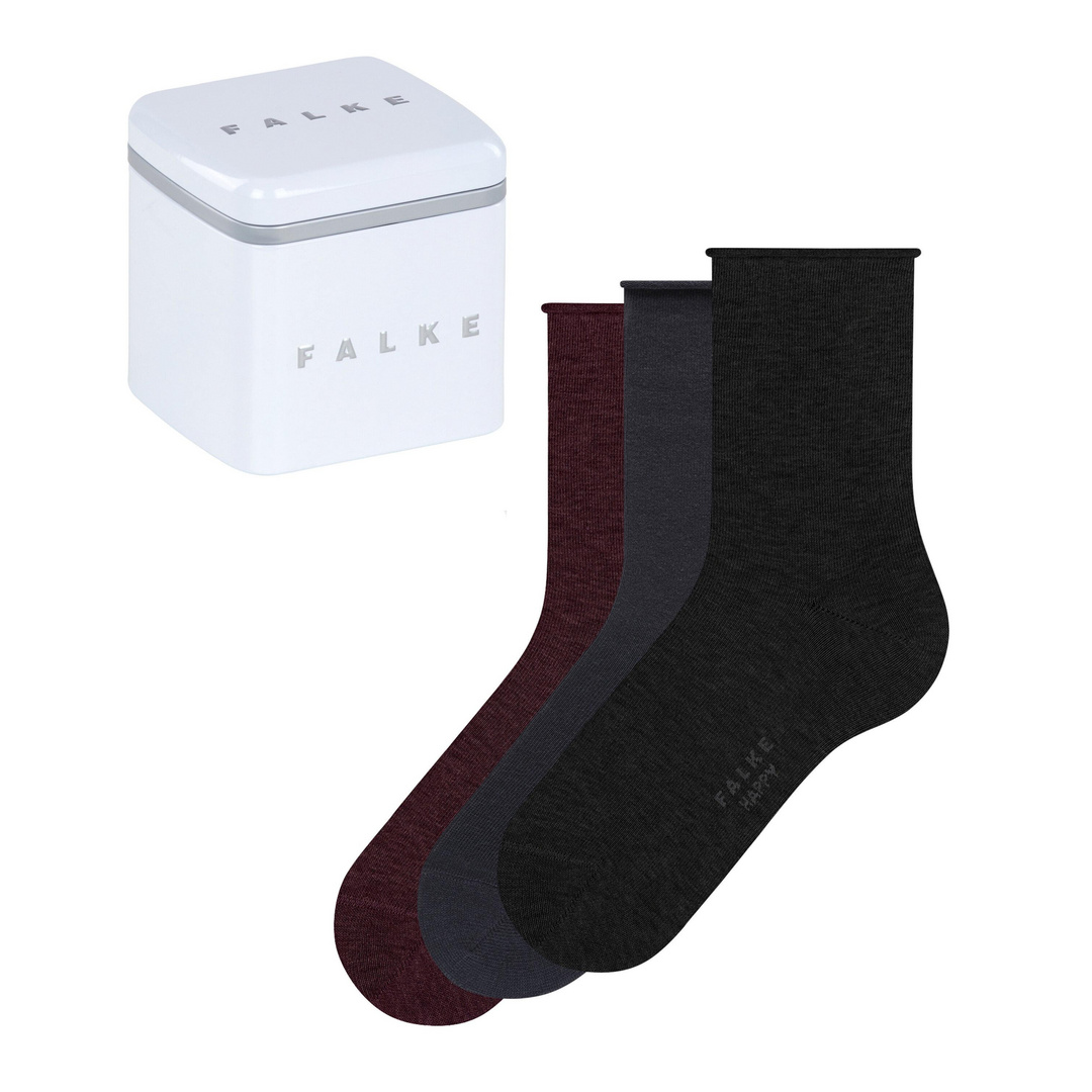 FALKE Happy Box 3-Pack Damen Socken