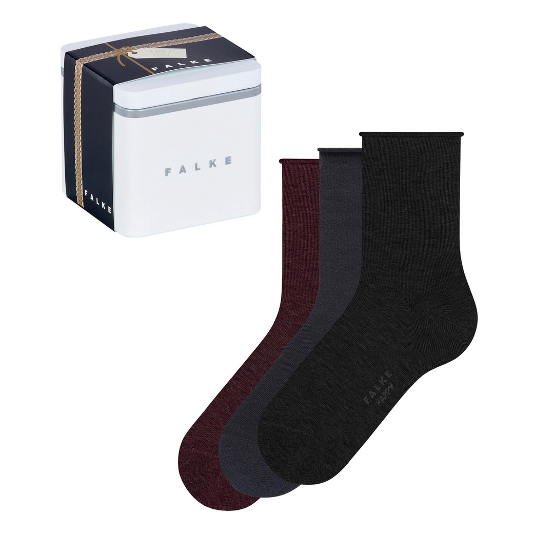 FALKE Happy Giftbox 3-Pack Damen Socken