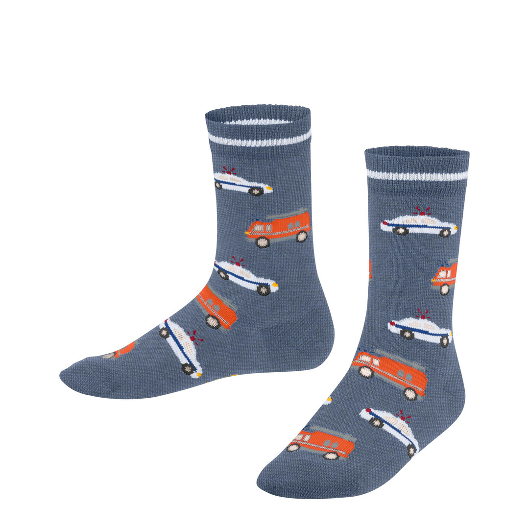 FALKE Police and Fire Cars Kinder Socken