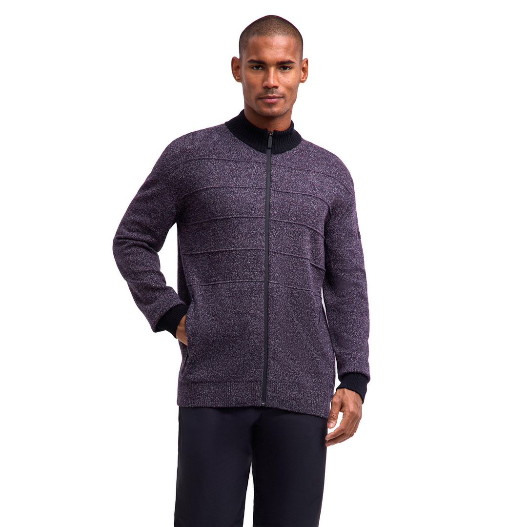 FALKE Melange Knit Herren Trekking Cardigan