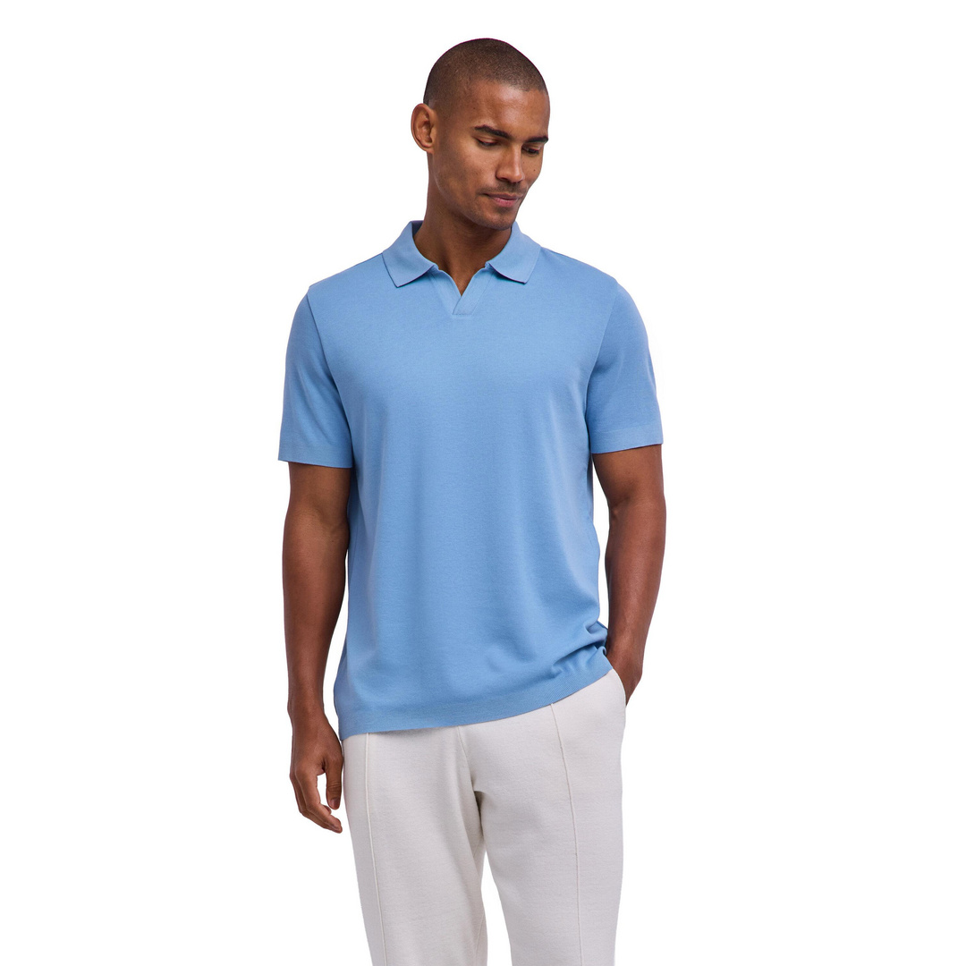FALKE Cotton Jersey Herren Polo Shirt