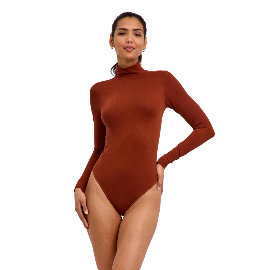 FALKE Timeless Cotton Stand Collar String Damen Body