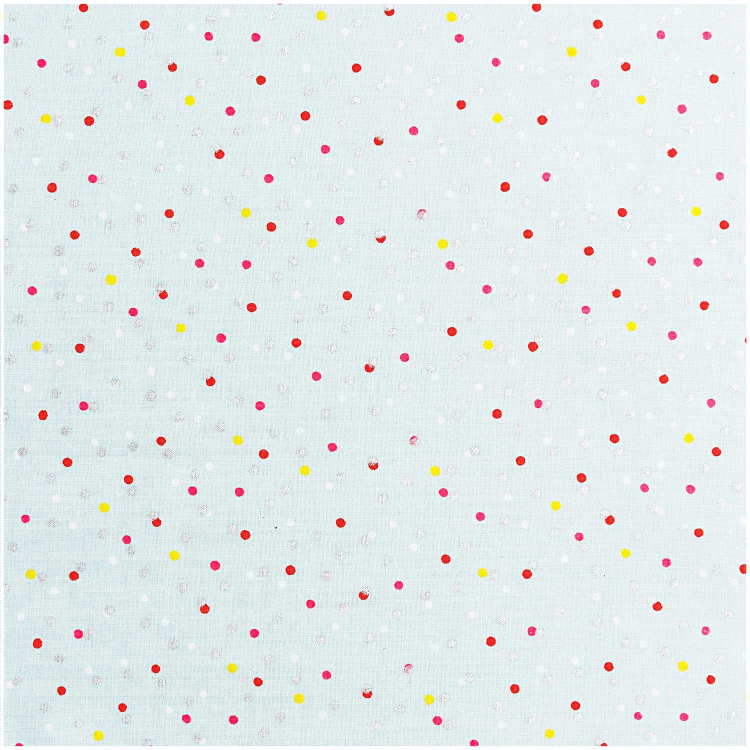 Stoff mint Konfetti neon-silber 140cm