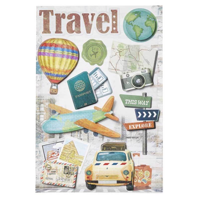 3D Sticker Reise