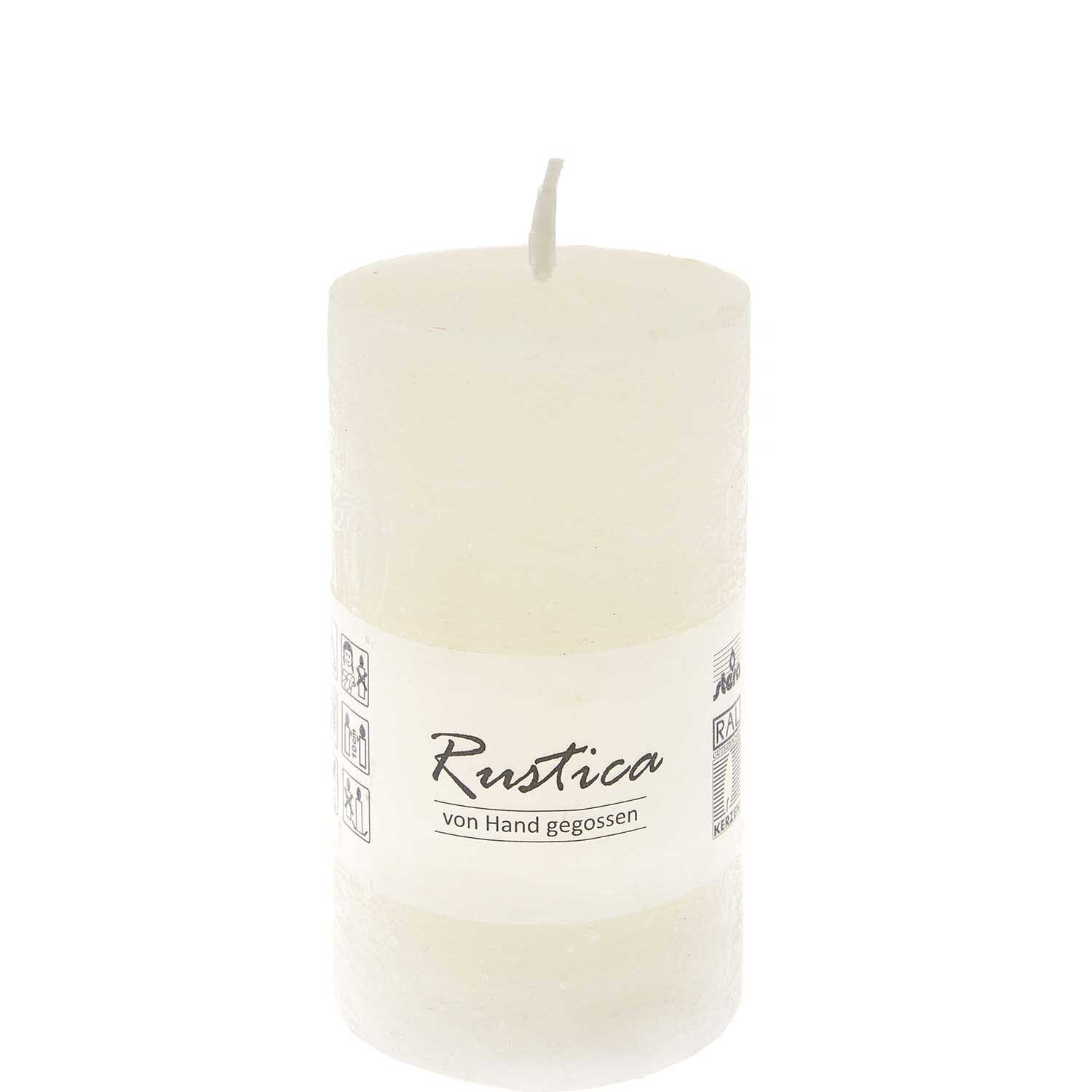 Rustica Kerze 10x6cm