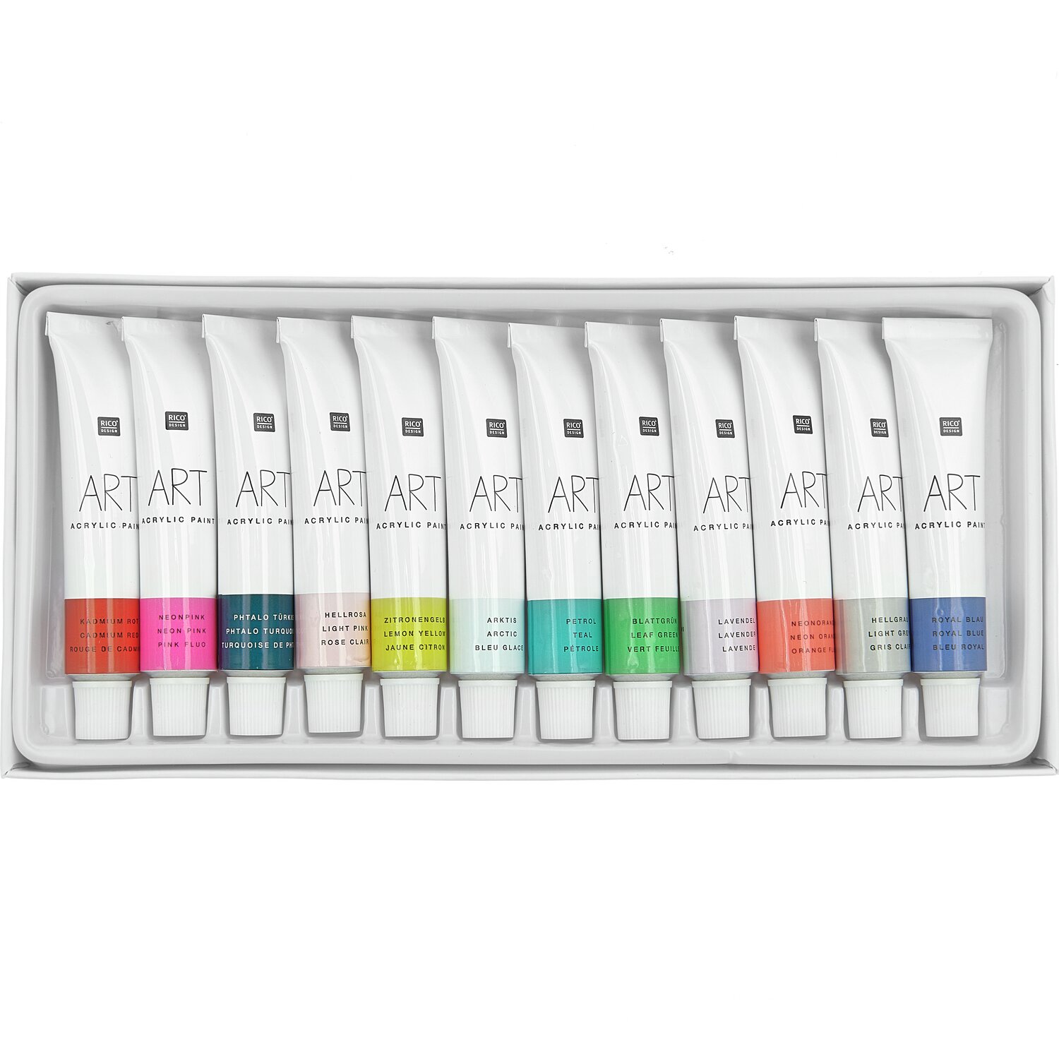 ART Künstler Acrylfarben-Set Fashion 12x12ml