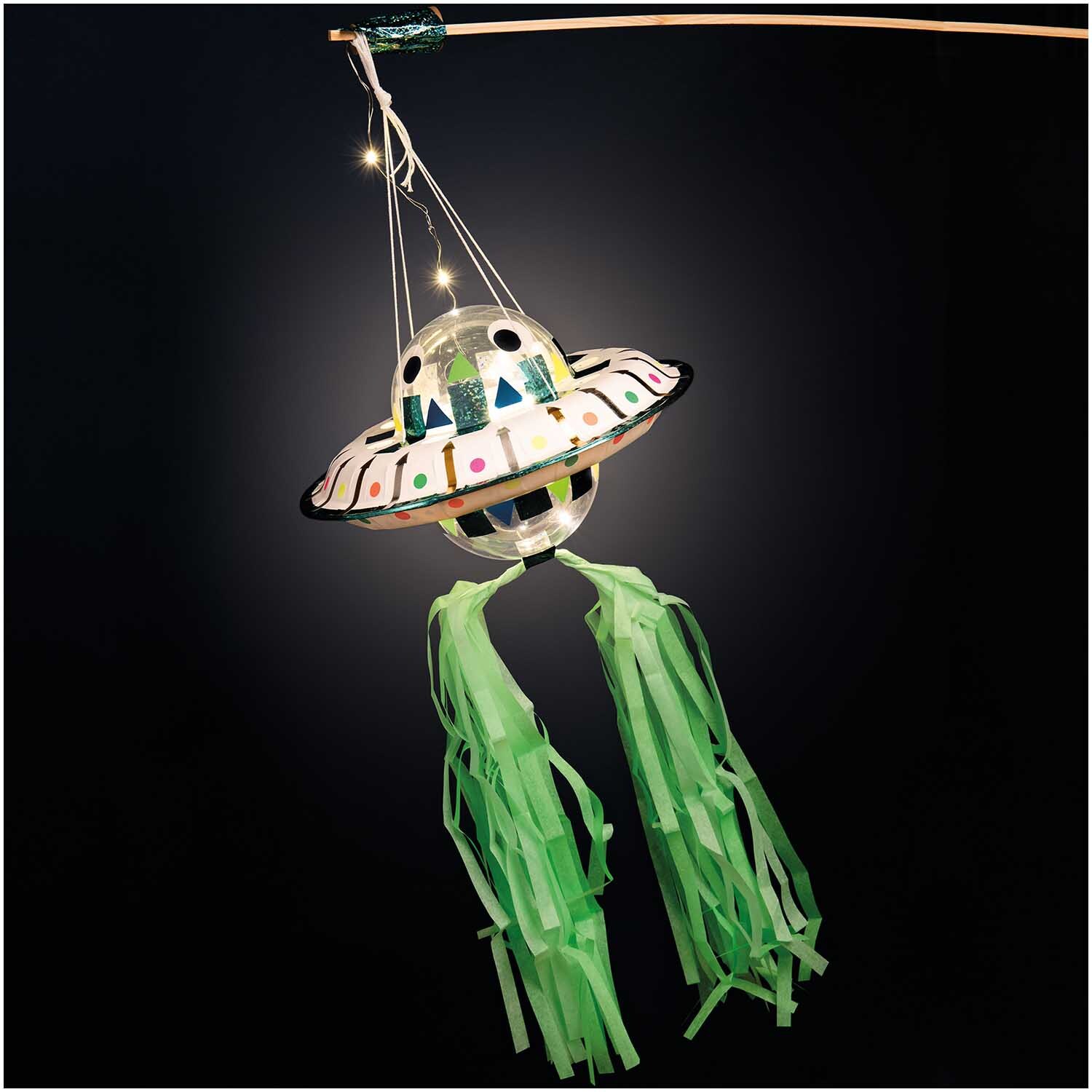 Bastelset Ufo-Laterne grün