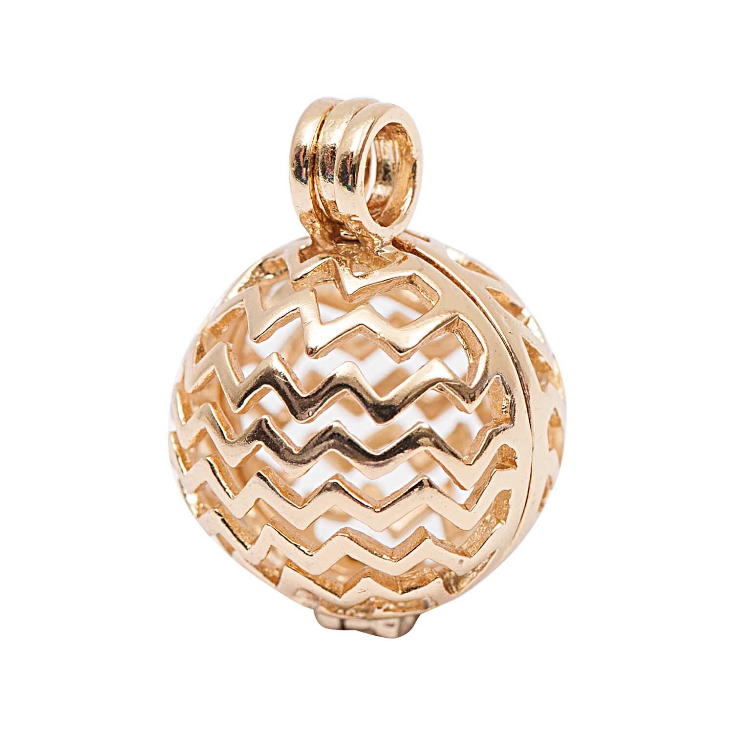 Käfig Zick Zack gold 21mm