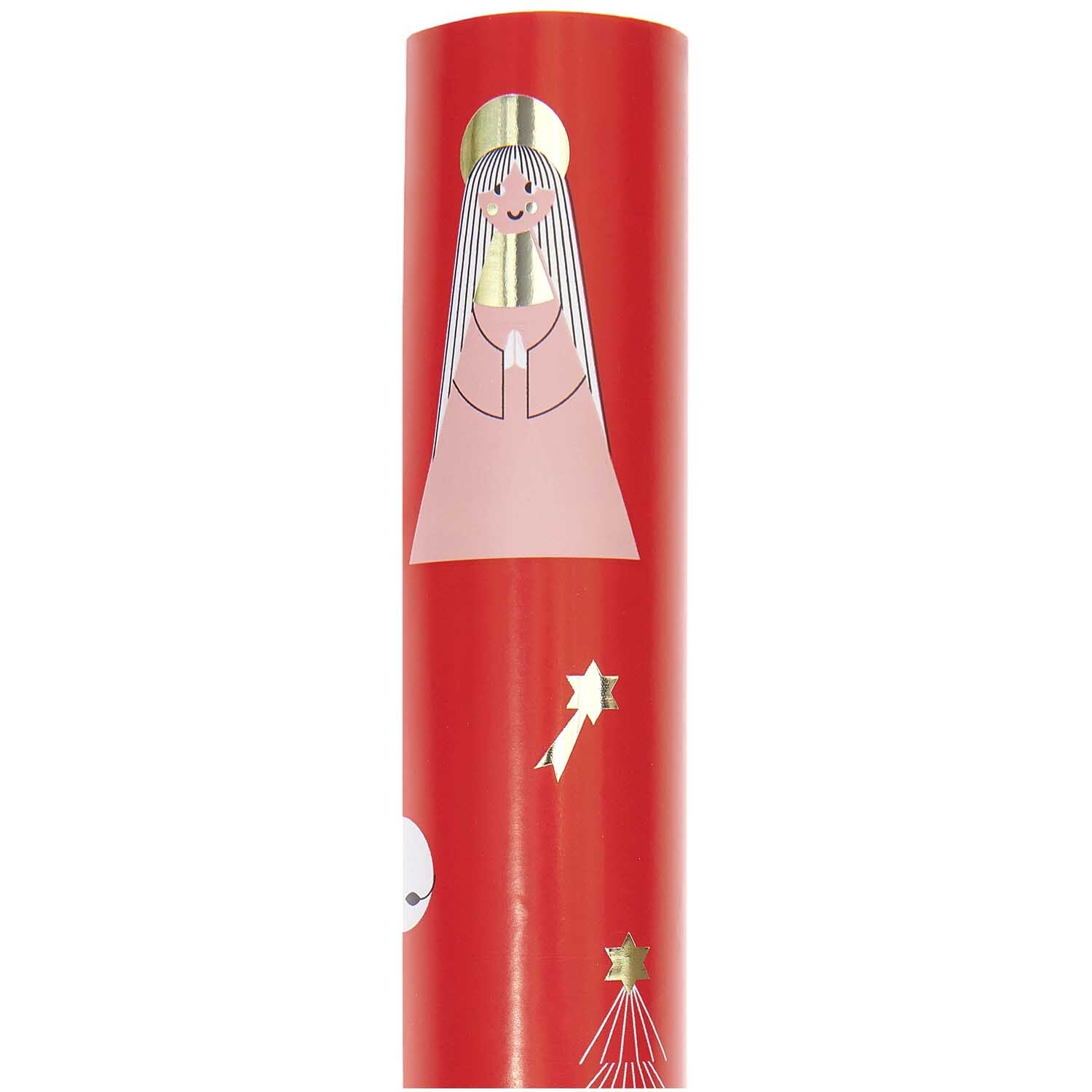 Paper Poetry Geschenkpapier Weihnachtskrippe