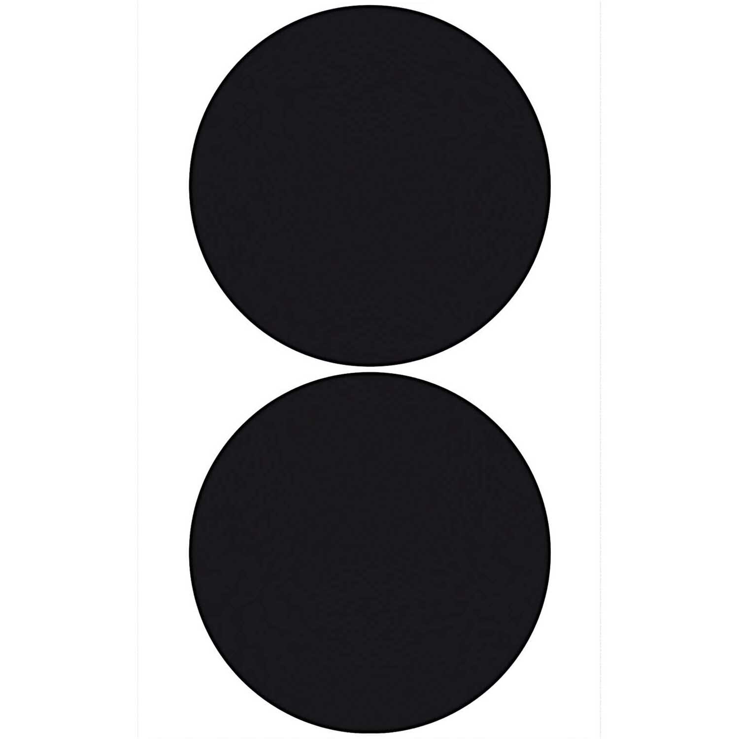 Paper Poetry Tafelfolien Sticker Kreise schwarz groß 2 Stück
