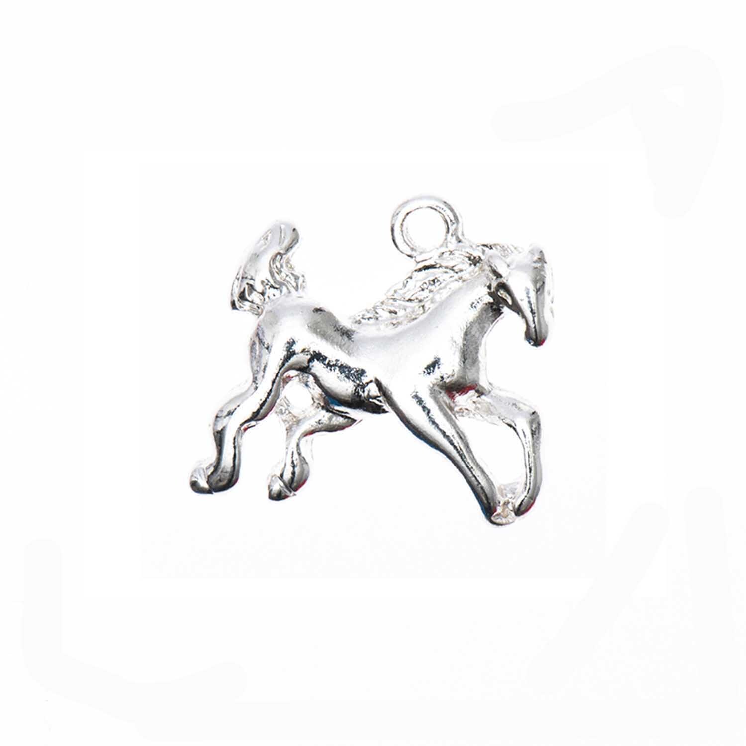 Anhänger Pferd Silber 17x17mm