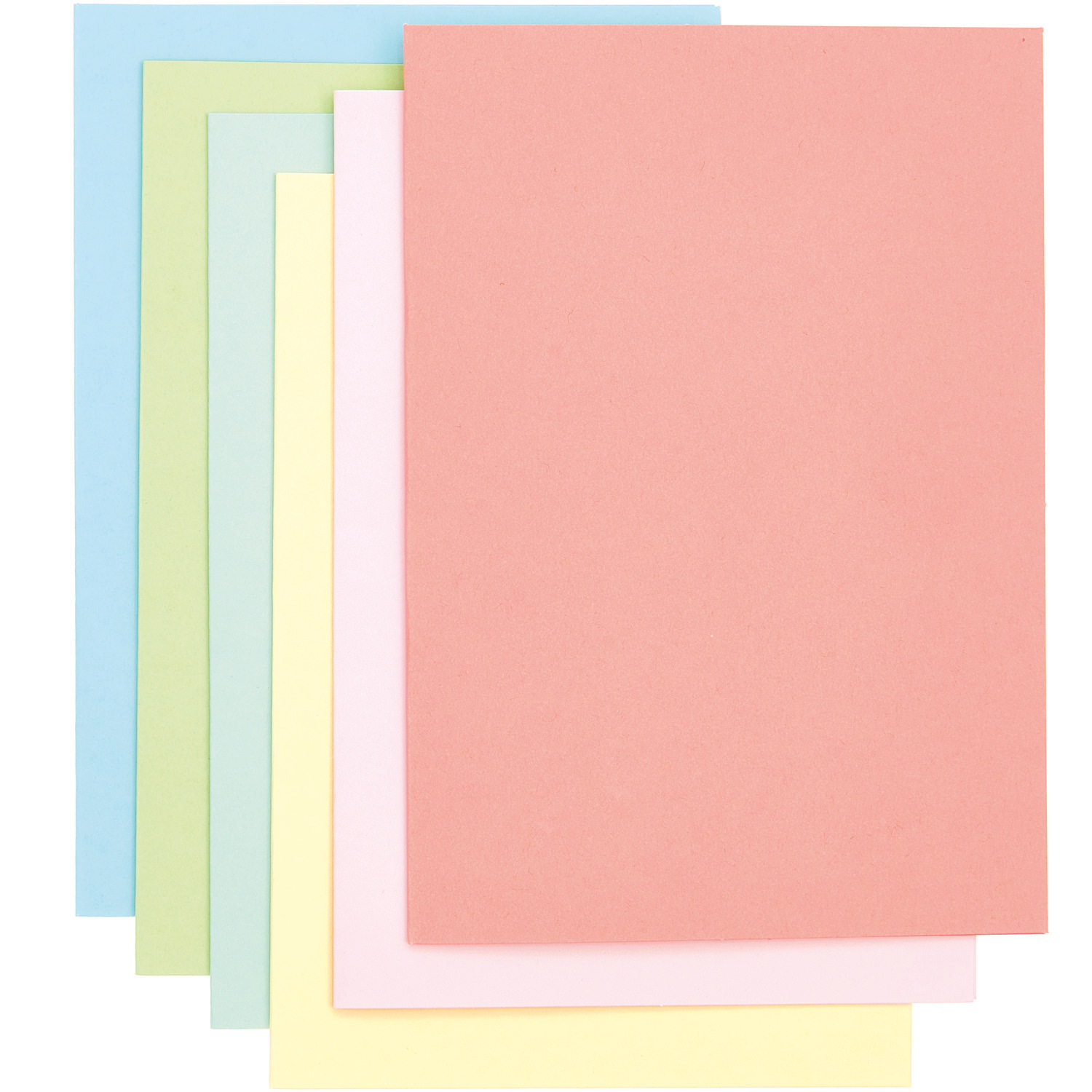 Paper Poetry Kartenset Rainbow pastell B6