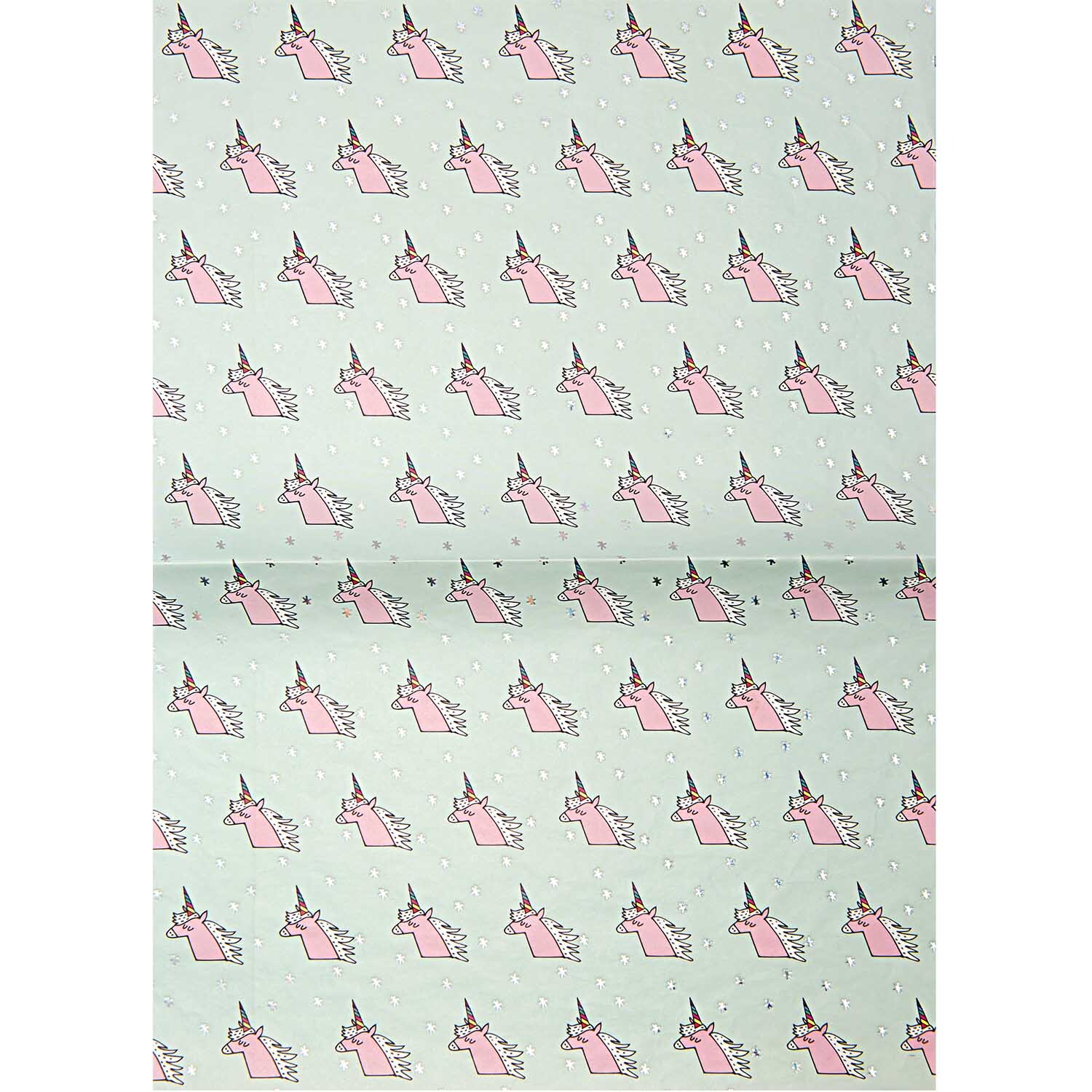 Paper Patch Papier Einhorn 30x42cm Hot Foil