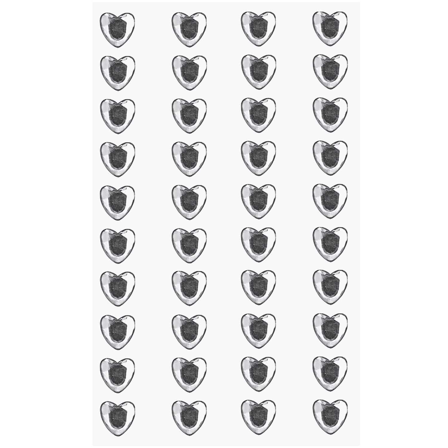 Paper Poetry Strass-Sticker Herzen crystal 8mm