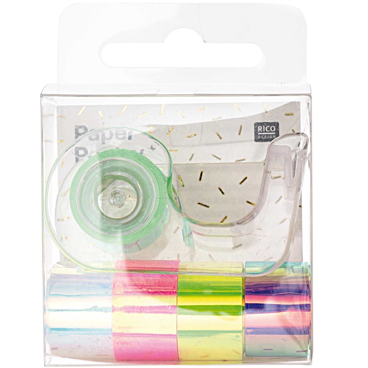 Paper Poetry Mini-Mirror Rainbow Tape Set Regenbogen 12mm 1,8m