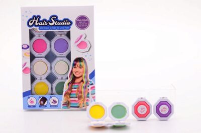 JOHNTOY 200-27585 Haare-Kreide-Farben
