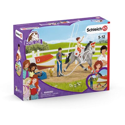 SCHLEICH 42443 Horse Club Mias Voltigier-Reitset
